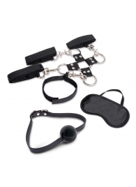 Набор для фиксации из 7 предметов Hogtie   Ball Gag Kit - Lux Fetish - купить с доставкой в Батайске
