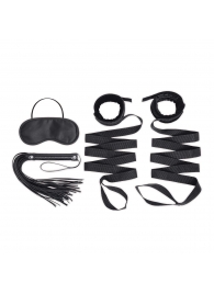Эротический набор 4PC Bondage Bed Strap   Flogger Kit - Lux Fetish - купить с доставкой в Батайске