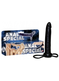 Насадка-фаллоимитатор с двумя кольцами для крепления - 16 см. - Orion - в Батайске купить с доставкой