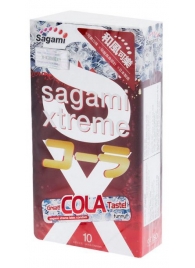 Ароматизированные презервативы Sagami Xtreme COLA - 10 шт. - Sagami - купить с доставкой в Батайске