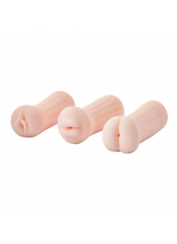 Набор из 3 мастурбаторов The Girl Next Door Tina - Dream Toys - в Батайске купить с доставкой