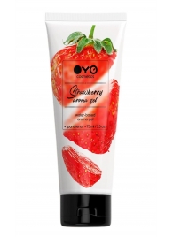 Лубрикант на водной основе OYO Aroma Gel Strawberry с ароматом клубники - 75 мл. - OYO - купить с доставкой в Батайске