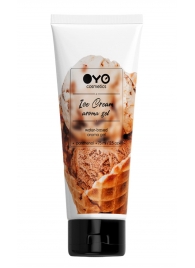 Лубрикант на водной основе OYO Aroma Gel Ice Cream с ароматом пломбира - 75 мл. - OYO - купить с доставкой в Батайске