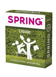Классические презервативы SPRING CLASSIC - 3 шт. - SPRING - купить с доставкой в Батайске