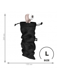 Черный мешочек для хранения игрушек Treasure Bag L - Satisfyer - купить с доставкой в Батайске