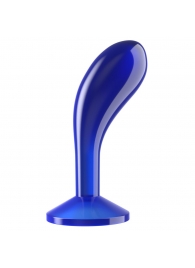Синяя анальная втулка Flawless Clear Prostate Plug 6.0 - 15 см. - Lovetoy - в Батайске купить с доставкой