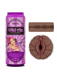 Коричневый мастурбатор-вагина Pleasure Brew Masturbator-Wild Ale в банке - Lovetoy - в Батайске купить с доставкой