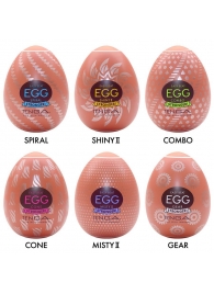 Набор из 6 мастурбаторов-яиц Tenga Egg Variety Pack V - Tenga - в Батайске купить с доставкой
