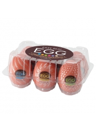 Набор из 6 мастурбаторов-яиц Tenga Egg Variety Pack V - Tenga - в Батайске купить с доставкой