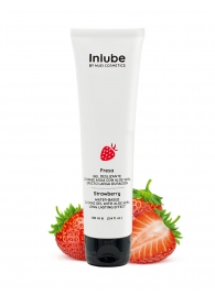 Лубрикант на водной основе Nuei Inlube с алоэ вера и ароматом клубники - 100 мл. - Nuei cosmetics - купить с доставкой в Батайске