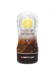 Прозрачный текстурированный мастурбатор Vacuum Cup Masturbator Stellar - Baile - в Батайске купить с доставкой