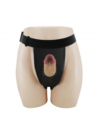 Полый страпон на регулируемых трусиках Houston - 17,5 см. - Baile - купить с доставкой в Батайске