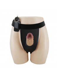 Полый вибрострапон на регулируемых трусиках Draven - 17,5 см. - Baile - купить с доставкой в Батайске