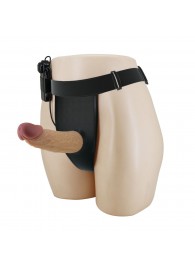 Полый вибрострапон на регулируемых трусиках Draven - 17,5 см. - Baile - купить с доставкой в Батайске