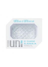 Прозрачный мастурбатор-стимулятор Tenga Uni Diamond - Tenga - в Батайске купить с доставкой
