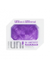 Фиолетовый мастурбатор-стимулятор Tenga Uni Amethyst - Tenga - в Батайске купить с доставкой
