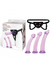 Тренировочный набор с тремя насадками Pegging Training Set - Lux Fetish - купить с доставкой в Батайске
