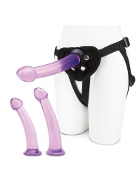 Тренировочный набор с тремя насадками Pegging Training Set - Lux Fetish - купить с доставкой в Батайске