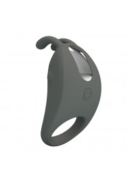 Серое эрекционное кольцо с вибрацией Master Ring - Baile - в Батайске купить с доставкой