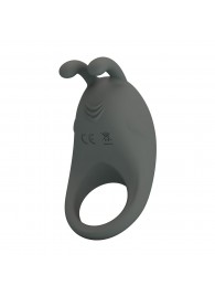 Серое эрекционное кольцо с вибрацией Master Ring - Baile - в Батайске купить с доставкой