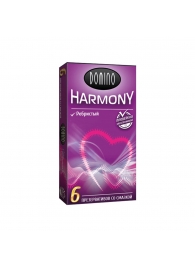 Презервативы с рёбрышками Domino Harmony - 6 шт. - Domino - купить с доставкой в Батайске