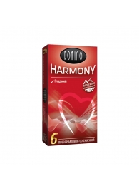 Гладкие презервативы Domino Harmony - 6 шт. - Domino - купить с доставкой в Батайске