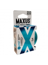 Презервативы Maxus G spot с двойной спиралью - 3 шт. - Maxus - купить с доставкой в Батайске
