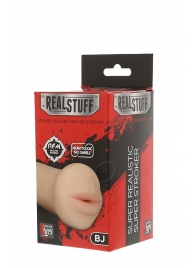 Нежный мастурбатор-ротик REALSTUFF 5INCH MASTURBATOR BJ - Dream Toys - в Батайске купить с доставкой