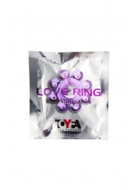 Мягкая фиолетовая гелевая насадка - Toyfa Basic - в Батайске купить с доставкой