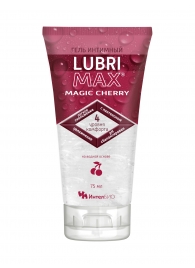Интимный гель-смазка на водной основе Lubrimax Magic Cherry - 75 мл. - ИнтелБИО - купить с доставкой в Батайске