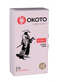 Тонкие презервативы OKOTO Ultra Thin - 12 шт. - Sitabella - купить с доставкой в Батайске
