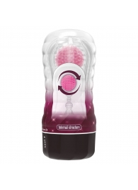 Прозрачный текстурированный мастурбатор Vacuum Cup Masturbator Black Hole - Baile - в Батайске купить с доставкой