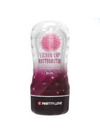 Прозрачный текстурированный мастурбатор Vacuum Cup Masturbator Black Hole - Baile - в Батайске купить с доставкой