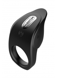 Черное эрекционное виброкольцо Vibro Lust Ring - MALESATION - в Батайске купить с доставкой