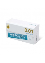 Увлажнённые презервативы Sagami Original 0.01 Extra Lub - 12 шт. - Sagami - купить с доставкой в Батайске
