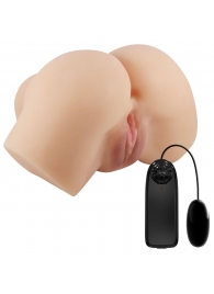 Телесный мастурбатор-полуторс Hailey с вибрацией - Baile - в Батайске купить с доставкой