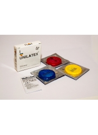 Разноцветные ароматизированные презервативы Unilatex Multifruits - 3 шт. - Unilatex - купить с доставкой в Батайске