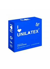 Классические презервативы Unilatex Natural Plain - 3 шт. - Unilatex - купить с доставкой в Батайске