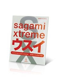 Ультратонкий презерватив Sagami Xtreme SUPERTHIN - 1 шт. - Sagami - купить с доставкой в Батайске