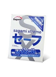Презерватив Sagami Xtreme Ultrasafe с двойным количеством смазки - 1 шт. - Sagami - купить с доставкой в Батайске