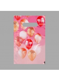 Пакет «Праздничные шары» с вырубной ручкой (20х30 см) - UPAK LAND - купить с доставкой в Батайске