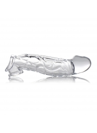 Прозрачная насадка для увеличения члена 2 Inch Clear Extender Sleeve - XR Brands - в Батайске купить с доставкой