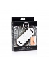 Комплект из 6 прозрачных эрекционных колец Ring Master Custom Ball Stretcher Kit - XR Brands - в Батайске купить с доставкой