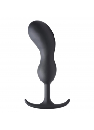 Черный массажер простаты с утяжелителями Premium Silicone Weighted Prostate Plug XL - 20,8 см. - XR Brands - в Батайске купить с доставкой