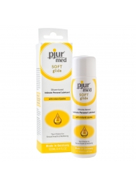 Силиконовый лубрикант с жожоба pjur MED Soft glide - 100 мл. - Pjur - купить с доставкой в Батайске