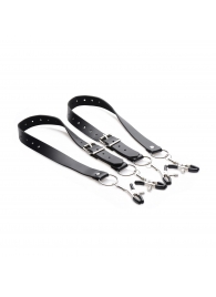 Ремни с зажимами для половых губ Spread Labia Spreader Straps with Clamps - XR Brands - купить с доставкой в Батайске