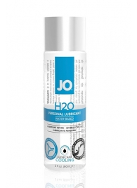 Охлаждающий лубрикант на водной основе JO Personal Lubricant H2O COOLING - 60 мл. - System JO - купить с доставкой в Батайске