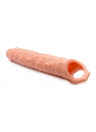 Телесная насадка-удлинитель 3 Inch Extender Sleeve - 27,3 см. - XR Brands - в Батайске купить с доставкой