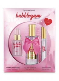 Набор средств для массажа и ласк Bubblegum Play Kit - Bijoux Indiscrets - купить с доставкой в Батайске