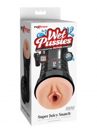 Мастурбатор-вагина в колбе Super Juicy Snatch - Pipedream - в Батайске купить с доставкой